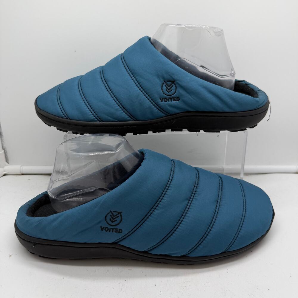Voited Slipper Shoes Men’s 9-9.5 Teal Blue Adult Outdoor Slippers